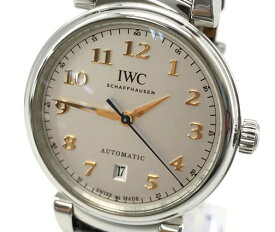 【中古】IWC SCHAFFHAUSEN ダ・ヴィンチ オートマチック ストラップ アリゲーター ブラック IW356601 自動巻き メンズ 腕時計 【一宮店】