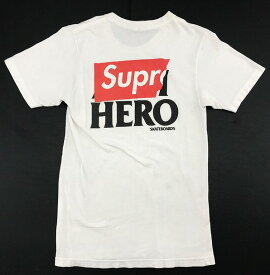 【中古】【 Sサイズ】Supreme シュプリーム 14SS ANTI HERO Pocket Logo Tee ポケットロゴ Tシャツ 半袖 メンズ トップス 【一宮店】