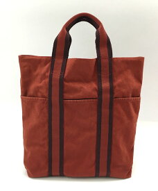 【中古】HERMES エルメス フールトゥ カバス トートバッグ ハンドバッグ キャンバス ボルドー 【一宮店】