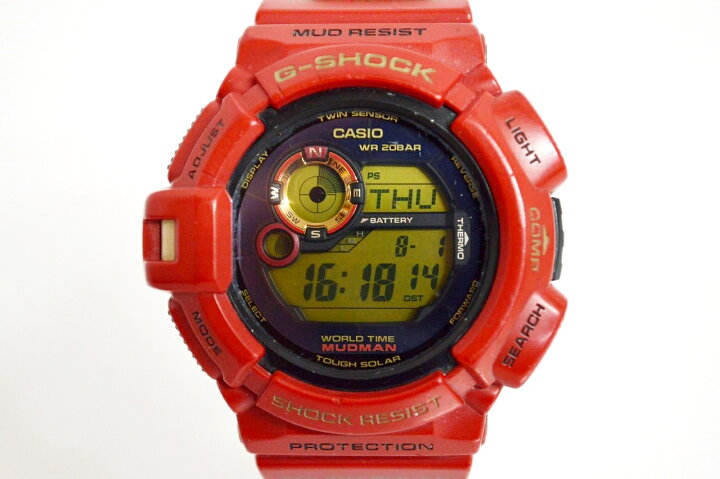楽天市場】【中古】CASIO G-SHOCK GW-9330A-4JR MUDMAN Rising RED 