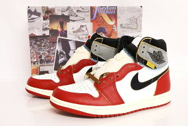 【中古】【未使用】NIKE×UNION AIR JORDAN 1 HIGH OG SP "Chicago/Shadow" HV8563-600 25.5cm "ナイキ ユニオン エア ジョーダン 1 ハイ OG SP スニーカー"【加納店】