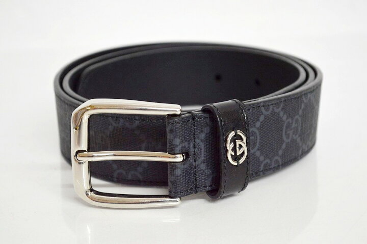 楽天市場】【中古】GUCCI インターロッキングG ディテール付き ベルト  