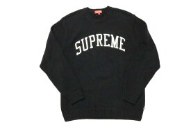 【中古】Supreme Tackle Twill Sweater 16SS "シュプリーム タックルツイル アーチロゴ セーター"【加納店】