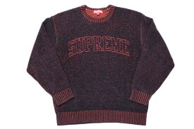 【中古】Supreme Contrast Arc Sweater 24SS "シュプリーム コントラスト アーチロゴ セーター"【加納店】