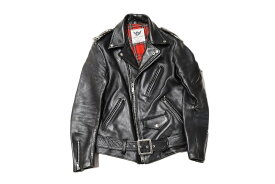 【中古】666 フロントベルト ダブルライダースジャケット "トリプルシックス レザージャケット 茶芯"【加納店】