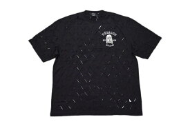 【未使用】VERSACE Semi-Sheer Short Sleeve T-Shirt 1009318 1A06776 "ヴェルサーチ Tシャツ"【加納店】