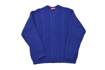 楽天市場】Supreme Appliqué Cable Knit Sweaterの通販