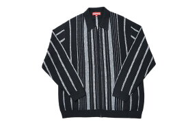 【中古】Supreme Speckle Stripe Zip Up Cardigan 24AW "シュプリーム ストライプ ジップアップカーディガン"【加納店】