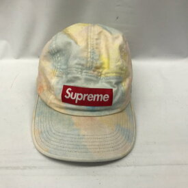 SUPREME シュプリーム MULTICOLOR DENIM COMP CAP BOX LOGO マルチカラー デニム ボックスロゴ キャップ サイス：FREE【中古】メンズファッション 帽子 53FSSS06009