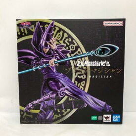【未開封】S.H.MonsterArts ブラック・マジシャン 「遊☆戯☆王デュエルモンスターズ」【中古】ホビー フィギュア 53HSSS22196