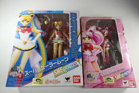 【中古】バンダイ S.H.Figuarts スーパーセーラームーン セーラーちびムーン 2点セット 20th Anniversary 美少女戦士セーラームーン