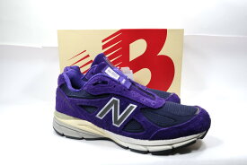 【中古】New Balance 990v4 U990TB4 “Purple Suede” 27cm