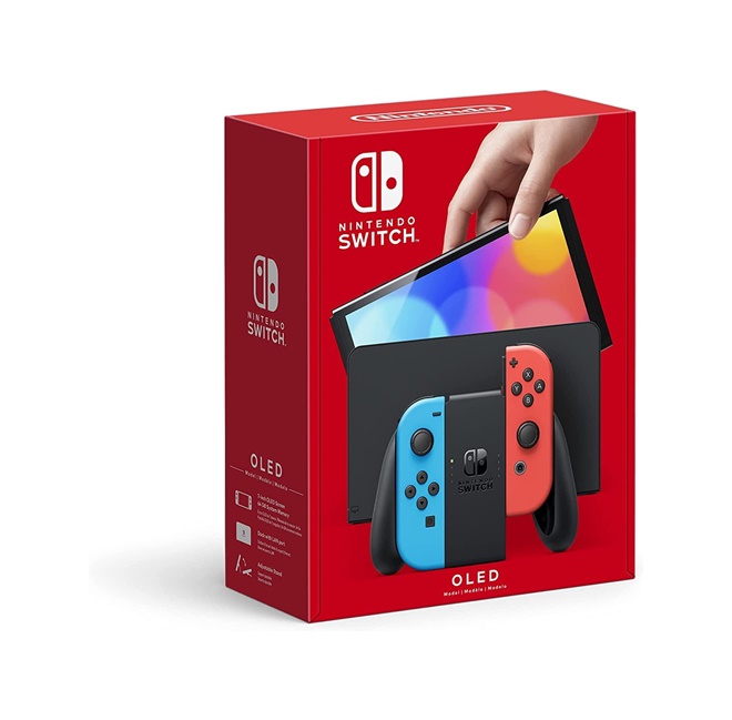 Nintendo Switch Joy-Con(L) ネオンブルー (R) ネオンレッド(有機ELモデル)  "ニンテンドースイッチ"<br>