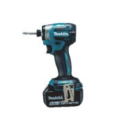 【未使用】Makita(マキタ) TD173DRGX 充電式インパクトドライバ ブルー18V 6.0Ah 電動工具 バッテリー2個…
