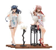 【未開封】 1/7スケール 宝多六花 ＆ 南夢芽 セット チャイナドレスVer. フィギュア 「グリッドマン ユニ…