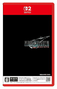 �y�V�i�z Nintendo Switch2��p�\�t�g FINAL FANTASY VII REBIRTH �t�@�C�i���t�@���^�W�[7 ���o�[�X FF7 �y����X�z