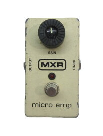 【ジャンク】【店頭併売品】MXR micro AMPブースター エフェクター【鹿児島店】