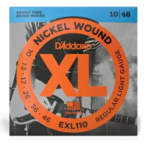 yJz DADDARIO __I EXL110 XL NICKEL WOUND M[CgQ[W GLM^[ 2Zbg yؓXz