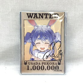 【中古】未開)兎田ぺこら 誕生日記念2025 直筆サイン入り　憂姫はぐれ描き下ろし チェキ風ブロマイドカード[91]