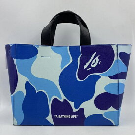 【中古】A BATHING APE A BATHING APE ABC CAMO BAG ブルー サイズS[24]