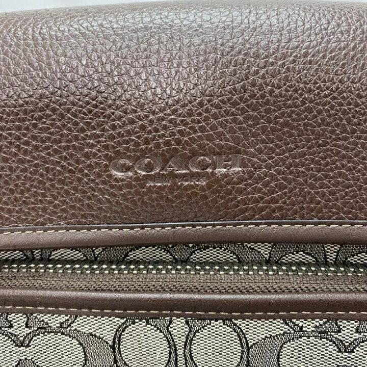 楽天市場】【中古】COACH ジャガード サリバン クロスボディ 