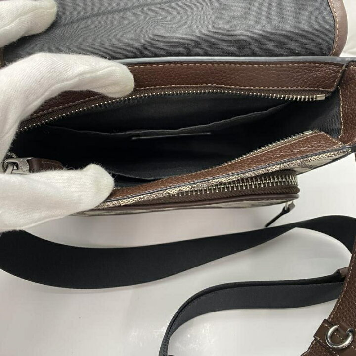 楽天市場】【中古】COACH ジャガード サリバン クロスボディ 