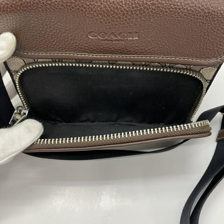 楽天市場】【中古】COACH ジャガード サリバン クロスボディ 
