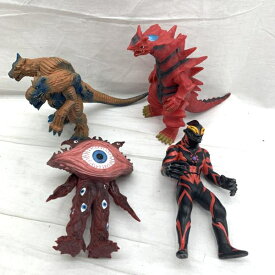 【中古】EC)現状品)ウルトラ怪獣ソフビ4体セット(1)[91]