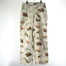【中古】Human Made x KAWS 23AW Animal Patterned Pants サイズ：M[79]