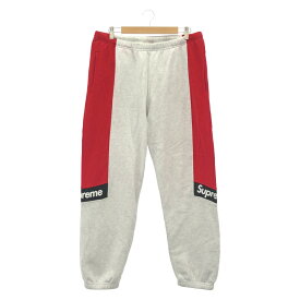 【中古】Supreme Color Blocked Sweatpant M グレー シュプリーム[92]