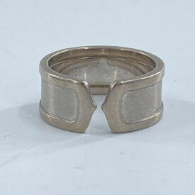 【中古】Cartier C2リング シルバーカラー カルティエ 750[10]