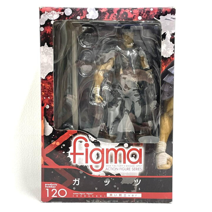 楽天市場】【中古】開封・箱傷み)figma ガッツ 黒い剣士Ver.[79 