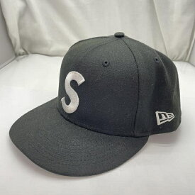 【中古】SUPREME × NEW ERA Jesus Piece S Logo サイズ59.6cm ブラック[91]