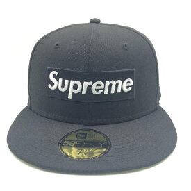 【中古】SUPREME　21AW No Comp Box Logo New Era　ブラック　サイズ57.7cm　シュプリーム[17]