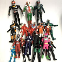 楽天市場】仮面ライダー 組立式dxソフビフィギュアの通販 平成仮面ライダー組立式ＤＸソフビフィギュア６種未組立
