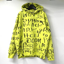 【中古】Supreme 20AW Black Ark Hooded Sweatshirt サイズM イエロー パーカー シュプリーム[17]