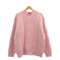 楽天市場】Supreme Appliqué Cable Knit Sweaterの通販