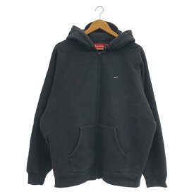 【中古】Supreme Brim Zip Up Hooded Sweatshirt XL Black[79]