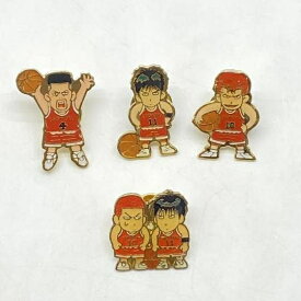 【中古】現状品）スラムダンク ピンバッジ 4点セット[24]