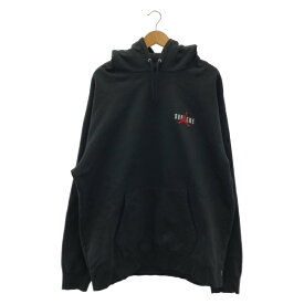 【中古】Supreme Jordan Hooded Sweatshirt サイズXL ブラック[91]