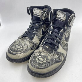 【中古】NIKE AIR JORDAN1 High Zoom“Dia de Muetos”グレー サイズ27.0 FQ8155-010 ナイキ エア ジョーダン[24]