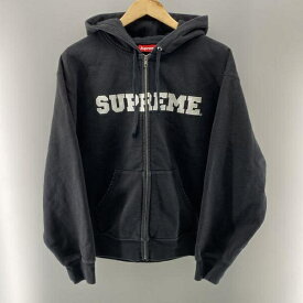【中古】Supreme 25ss Collegiate Applique ZIP UP Hooded Sweatshirt サイズM シュプリーム[24]