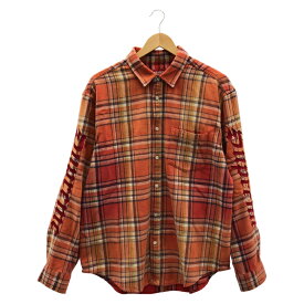 【中古】Supreme 25ss OLD English Plaid Flannel Shirt サイズM シュプリーム[24]