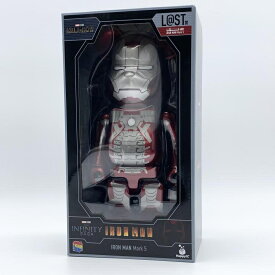 【中古】未開封 Happyくじ MARVEL Infinity SAGA IRON MAN L@ST賞 BE@RBRICK 400% アイアンマン・マーク5 ベアブリック マーベル[17]