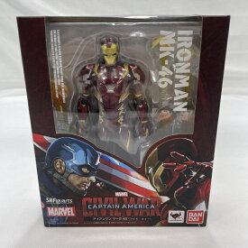 【中古】開封)BANDAI S.H.Figuarts アイアンマン・マーク46 フィギュア MARVEL キャプテン・アメリカ シビル・ウォー[19]