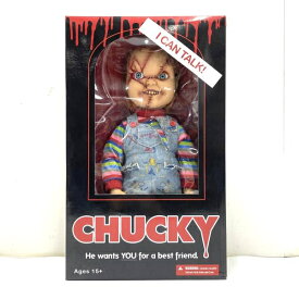 【中古】【開封/箱傷み有】チャッキー (ナイフ血付き)「チャイルド・プレイ」 15インチ トーキングメガスケールフィギュア[95]
