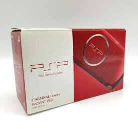 【中古】本体）【ジャンク】SONY/PSP レディアント・レッド/PSP-3000/※バッテリー無し[6]