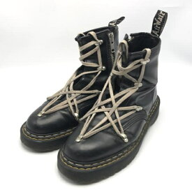 【中古】Dr.Martens × RICK OWENS 1460 BEX DS RO ブーツ UK9 AF500 ブラック ドクターマーチン リックオウエンス[10]