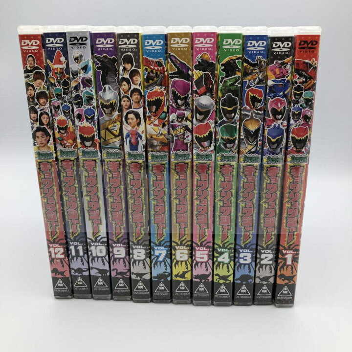 楽天市場】【中古】set DVD （収納BOX欠品） 獣電戦隊キョウリュウ 