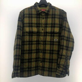 【中古】Supreme Quilted Plaid Flannel Shirt[66]